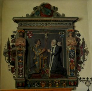 Bellersen - St. Meinolf - Epitaph Elmerhaus II. von Haxthausen, Catharina von Oeynhausen photo