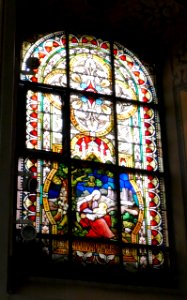 Bellersen - Kirche - Fenster - Geburt des hl. Meinulphus