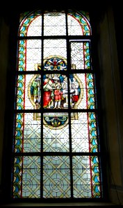 Bellersen - Kirche - Fenster - Taufe des hl. Meinulphus photo