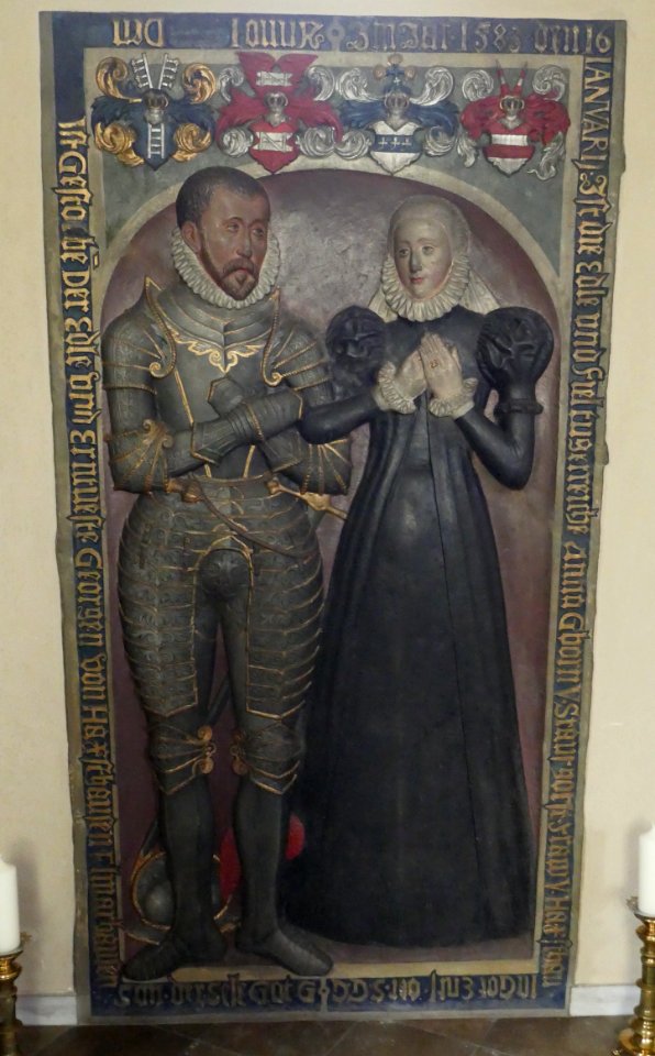 Bellersen - Kirche - Epitaph Georg von Haxhausen, Anna von Staffhorst