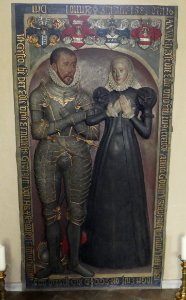 Bellersen - Kirche - Epitaph Georg von Haxhausen, Anna von Staffhorst