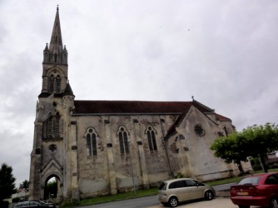 Belin-Béliet (Gironde) église Saint-Maurice de Béliet, extérieur