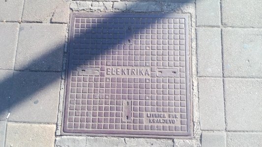 Belgrade manhole cover 13