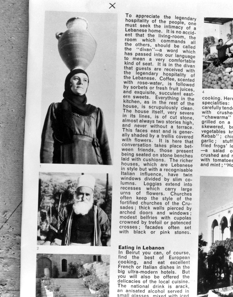 Beirut (Libanon), Libanees meisje met waterkruk op het ho, Bestanddeelnr 918-1930
