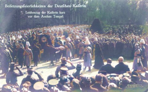 Beisetzung der Kaiserin Leichenzug Preußen