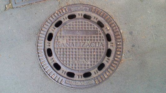 Belgrade manhole cover 24