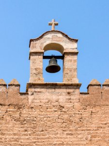 Bell gable, Alcazaba, Almeria, Spain photo