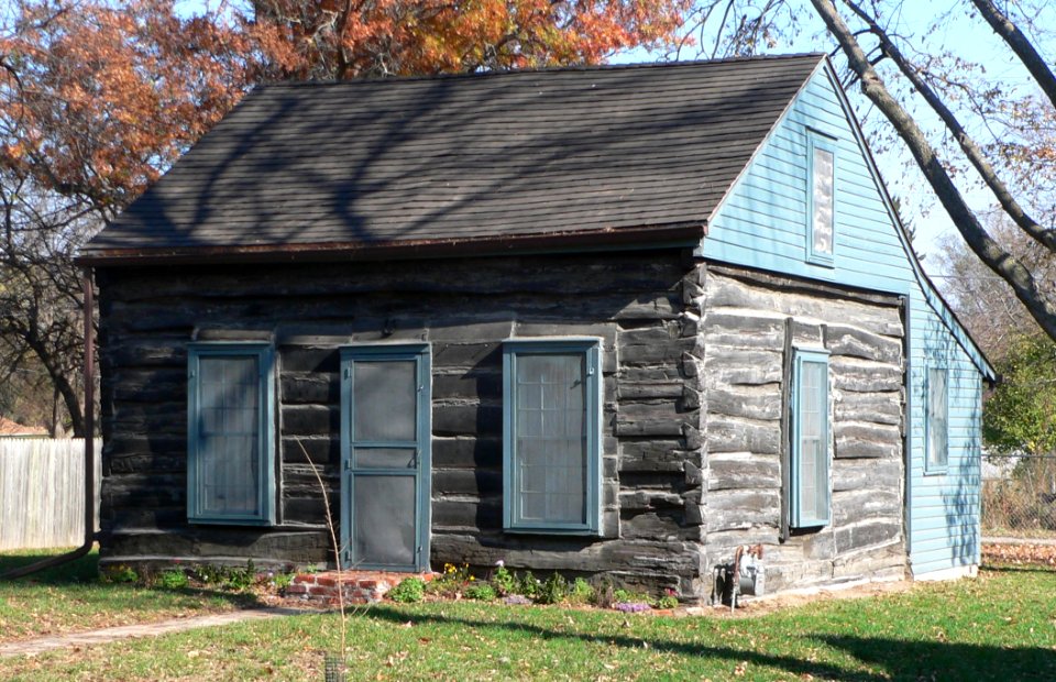Bellevue, Nebraska log cabin from SW 1
