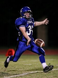 Kick football football player