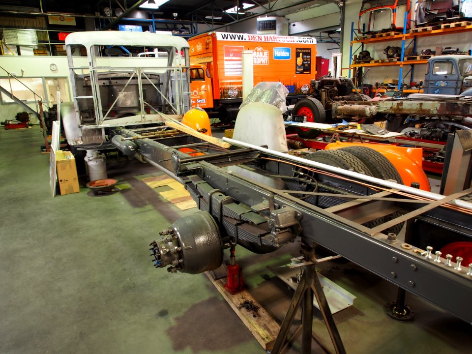 Being restored Volvo truck, pict2