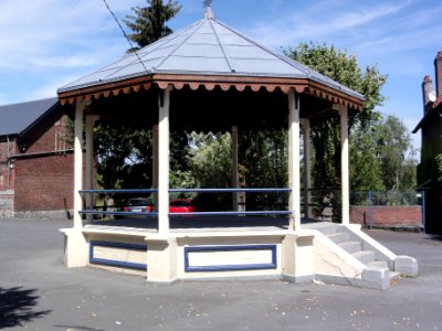 Bellignies (Nord, Fr) kiosque à musique