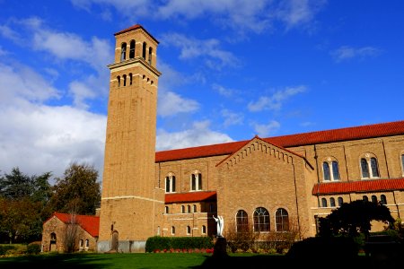 Bell Tower - Mount Angel Abbey - Mount Angel, Oregon - DSC00091
