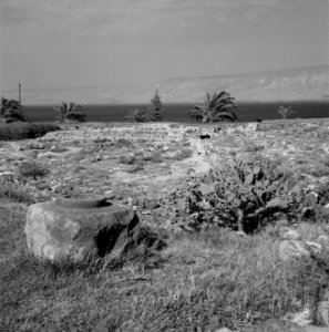 Beit yerah. Panorama met gezicht op het Meer van Tiberias en de omringende heuve, Bestanddeelnr 255-4126