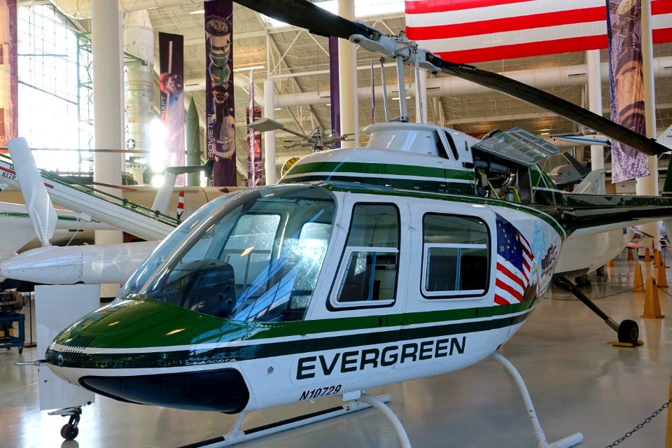 Bell 206B-3 helicopter - Evergreen Aviation & Space Museum - McMinnville, Oregon - DSC00930