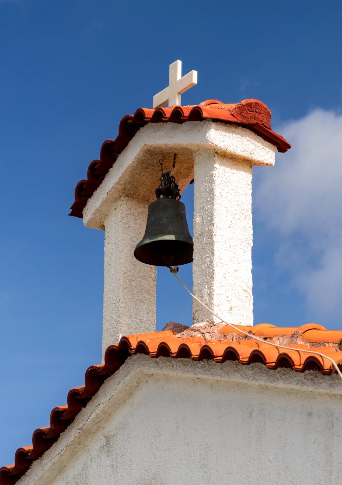 Bell gable Trachili Euboea Greece