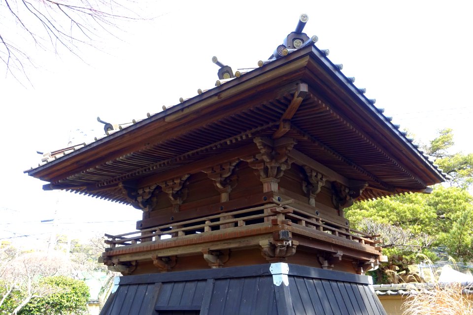 Bell tower - Eishō-ji - Kamakura, Kanagawa, Japan - DSC08093