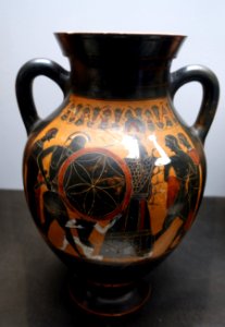 Belly amphora with the sacrilege of Ajax, Attic, c. 540 BC, L 249 - Martin von Wagner Museum - Würzburg, Germany - DSC05551