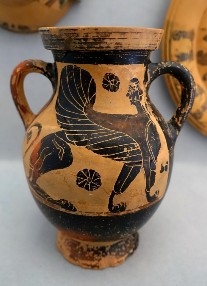 Belly amphora with sphinx, Attic, 600-575 BC, H 4928 - Martin von Wagner Museum - Würzburg, Germany - DSC05419