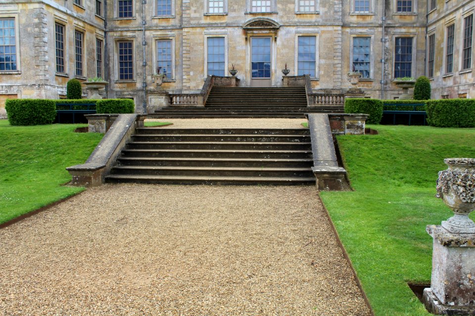 Belton House Dutch garden steps