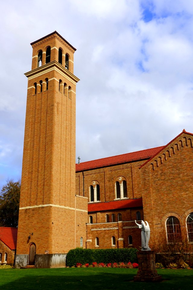 Bell Tower - Mount Angel Abbey - Mount Angel, Oregon - DSC09933