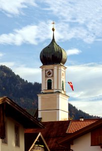 Bell Tower, Oberammergau, Bavaria, Germany photo