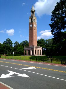 Bell tower in Chapel Hill