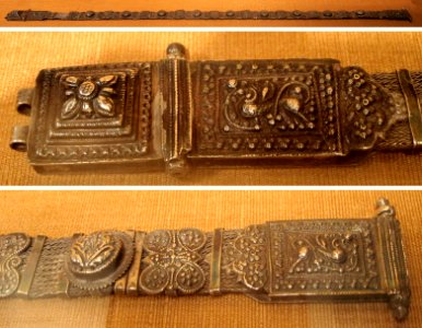 Belt (araipatti), India, Tamil Nadu, 19th century, silver, HAA photo