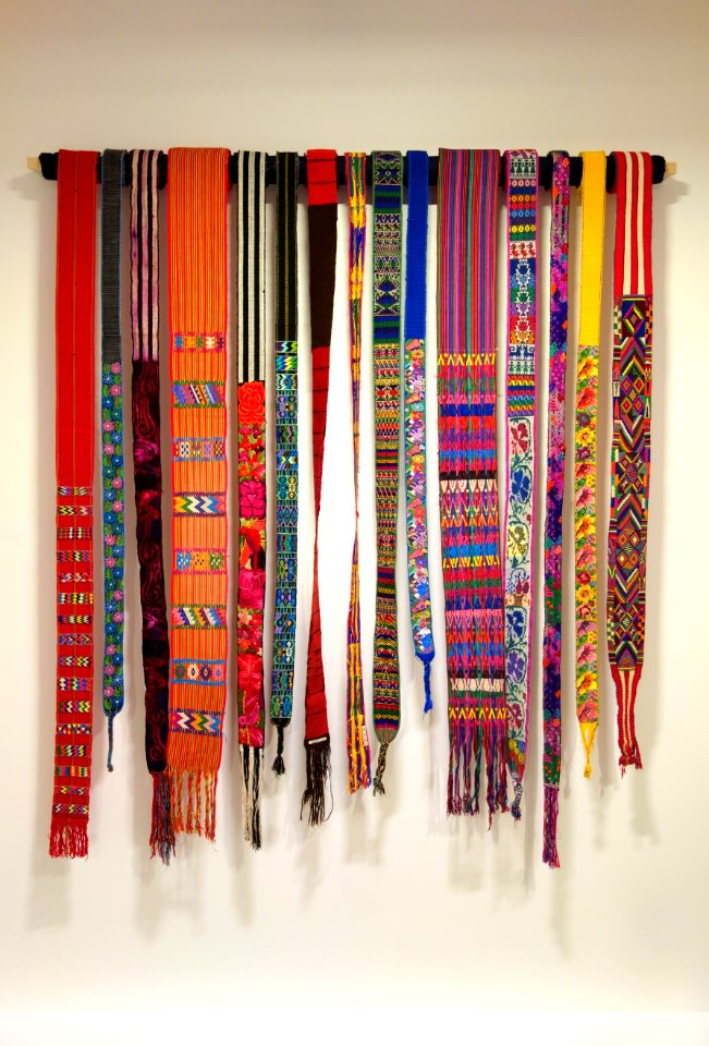 Belts, Maya, 20th century, cotton and silk - Textile Museum of Canada - DSC01320