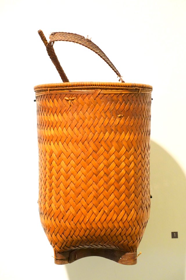 Belt harvest basket, Mnong, Lac, Dac-Lac, 1993 - Vietnamese Women's Museum - Hanoi, Vietnam - DSC04228