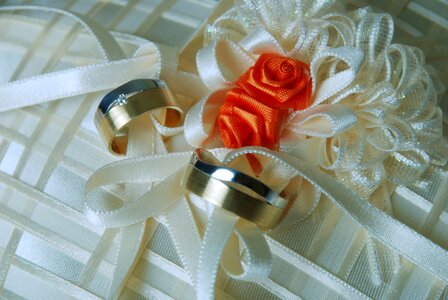 Wedding rings engagement ring shiny photo