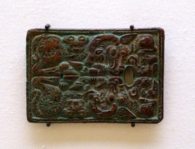 Belt plaque with animal combat design, Ordos region and western part of North China, 3rd-2nd century BC, bronze - Ethnological Museum, Berlin - DSC02173