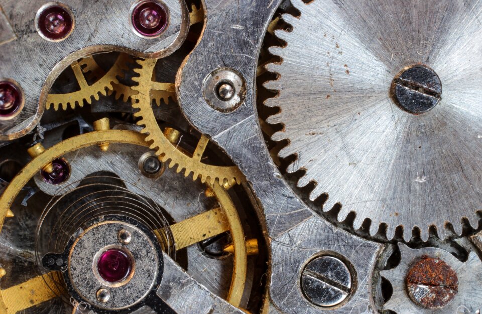 Gear engine vintage