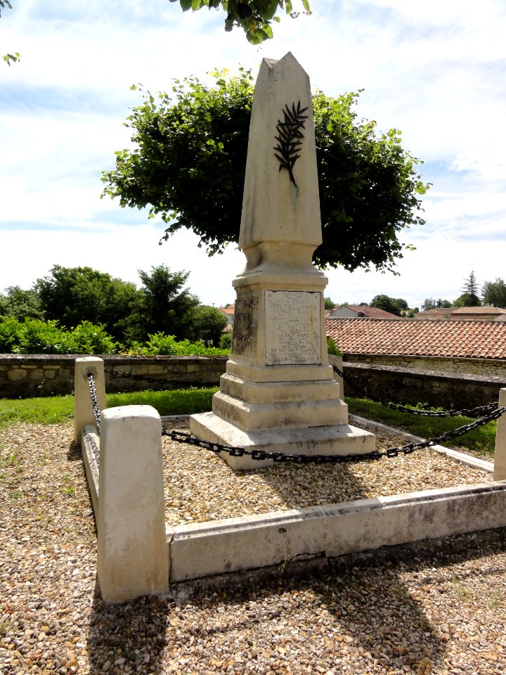 Belluire (Charente-Maritime) monument aux morts