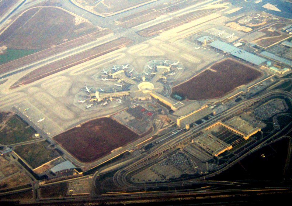 Ben Gurion International Airport aerial view
