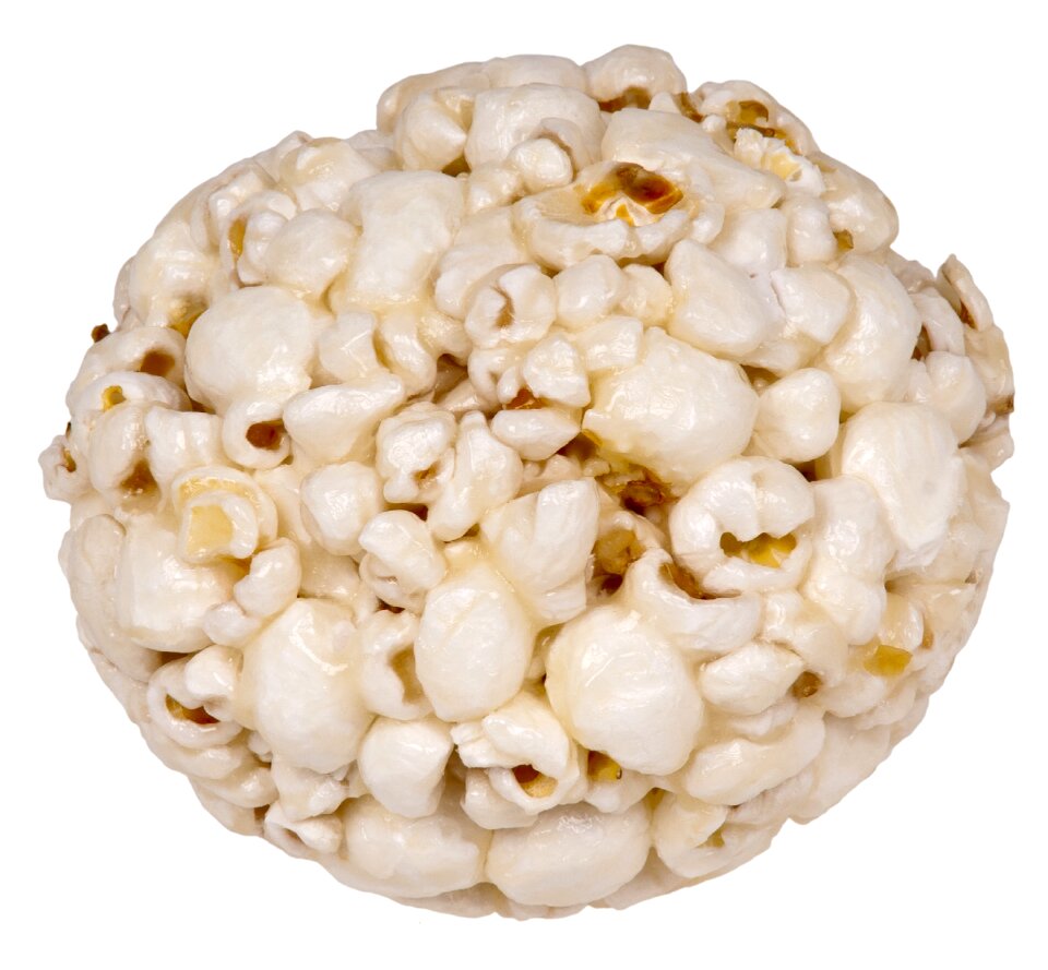 Diet popcorn ball
