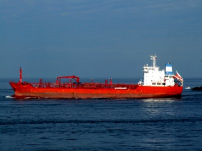 Ben IMO 9311646 leaving Port of Rotterdam, Holland 21-Feb-2005