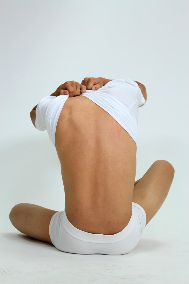 Human skin back