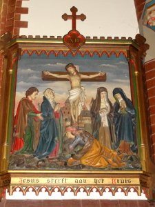 Beers (N.Br) Sint Lambertuskerk kruiswegstatie 12