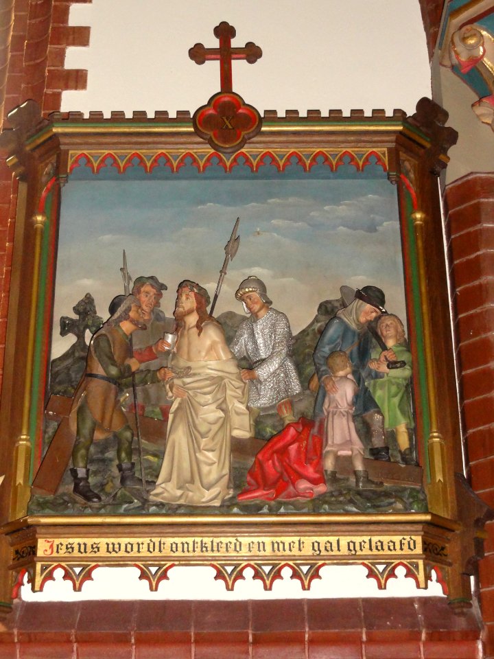 Beers (N.Br) Sint Lambertuskerk kruiswegstatie 10