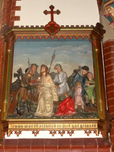 Beers (N.Br) Sint Lambertuskerk kruiswegstatie 10
