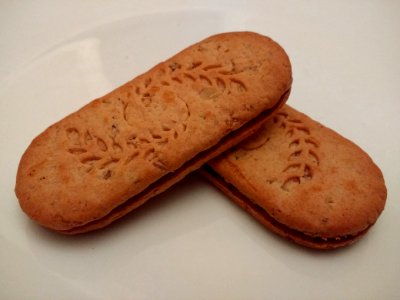 Belvita peanut butter sandwich breakfast biscuits photo