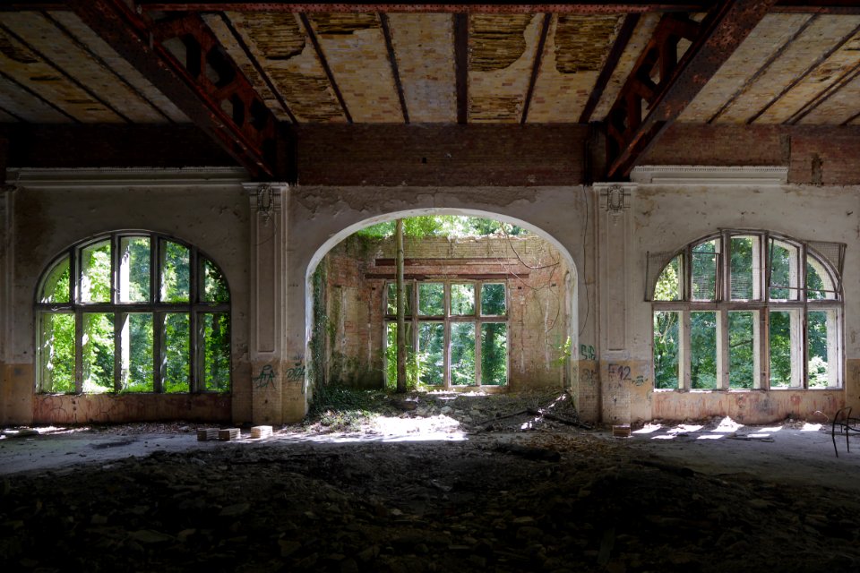 Beelitz-Heilstaetten.Alpen-Haus.Speisesaal