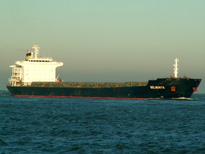 Belmonte IMO 9273612 approaching Port of Rotterdam, Holland 29-Jan-2006