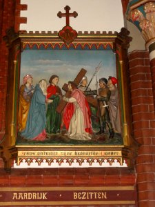 Beers (N.Br) Sint Lambertuskerk kruiswegstatie 04
