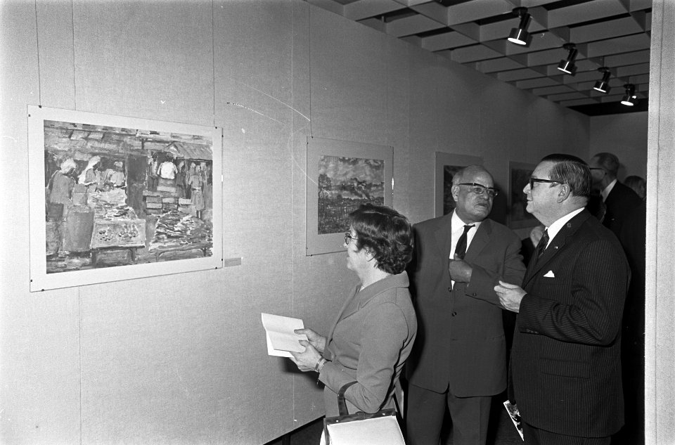 Beeldend Zien, tentoonstelling van geneesheer en kunstschilder de heer J.A. Ph, Bestanddeelnr 921-7512