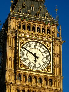 Big ben clock parliament photo