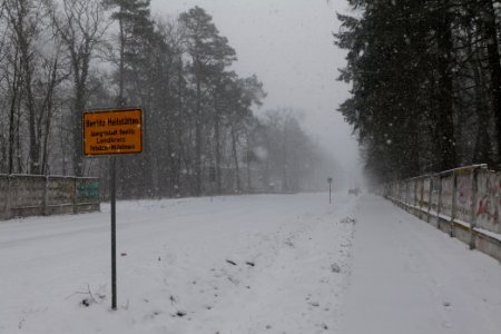 Beelitz-Heilstätten with snow 2021-02-07 21
