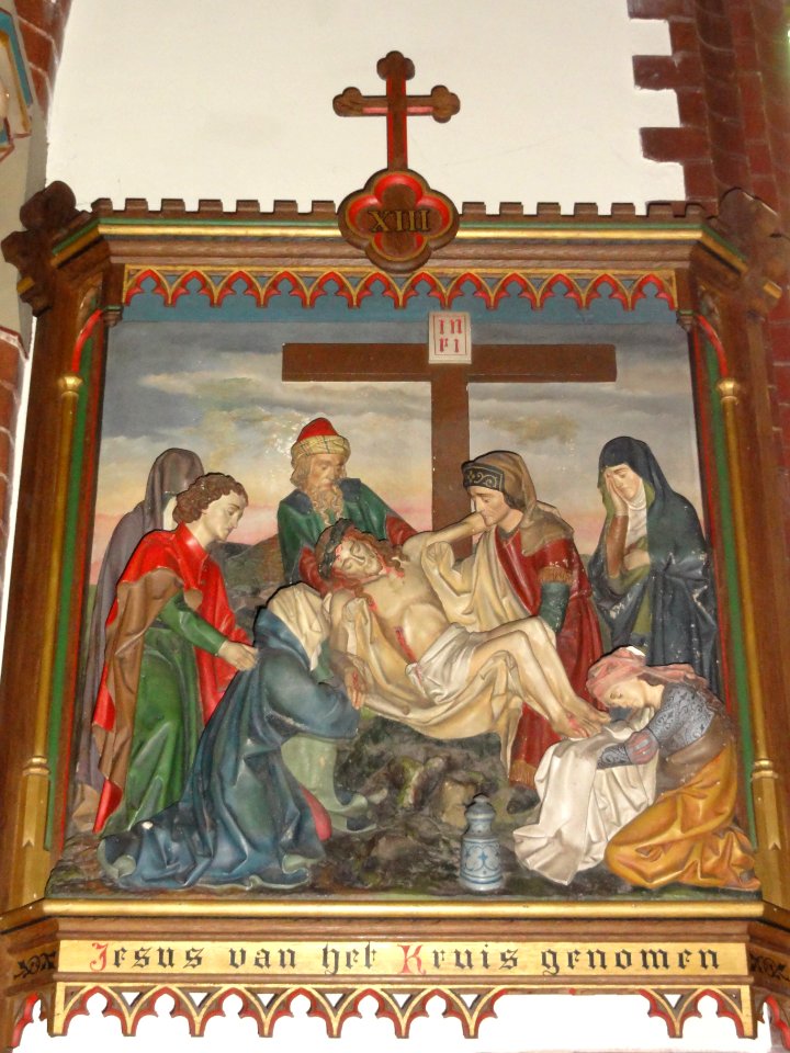 Beers (N.Br) Sint Lambertuskerk kruiswegstatie 13