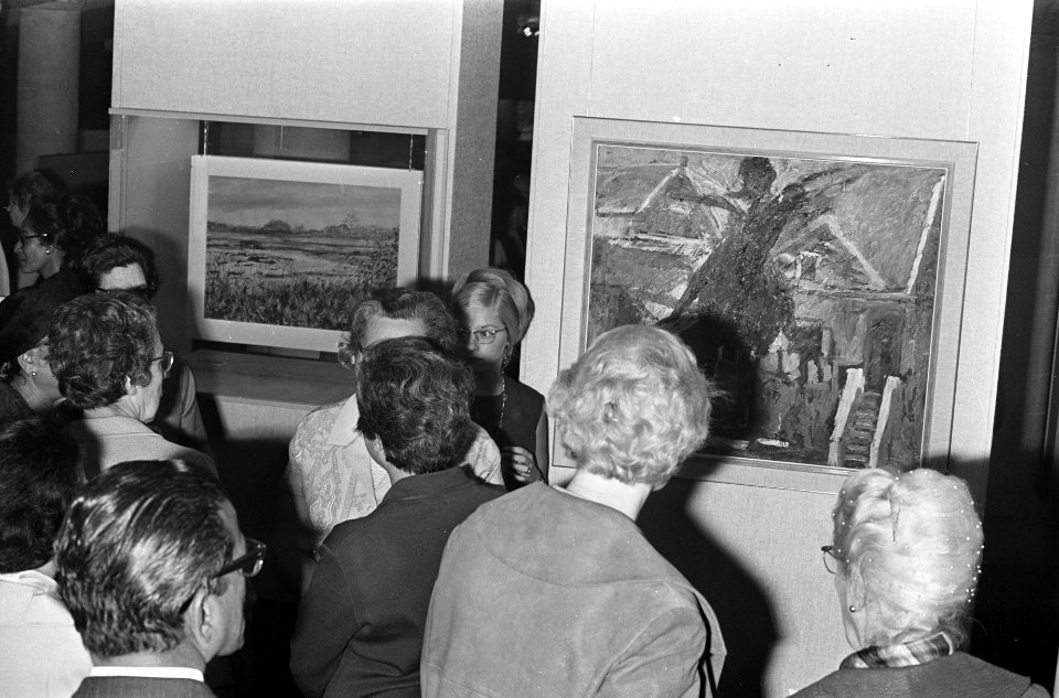 Beeldend Zien, tentoonstelling van geneesheer en kunstschilder de heer J.A. Ph, Bestanddeelnr 921-7515