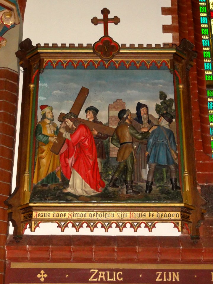 Beers (N.Br) Sint Lambertuskerk kruiswegstatie 05